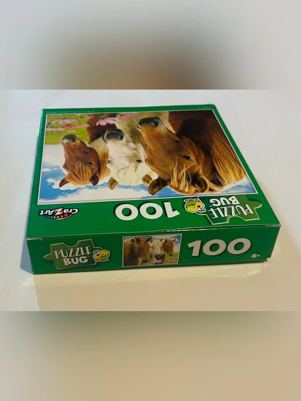 New “Horses Trio” Puzzle 100 Pieces 8.75” x 11.25” Puzzlebug Cra-Z-Art Horse
